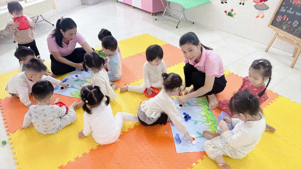 Thực đơn khối nhà trẻ